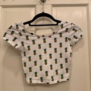 Pineapple crop top
